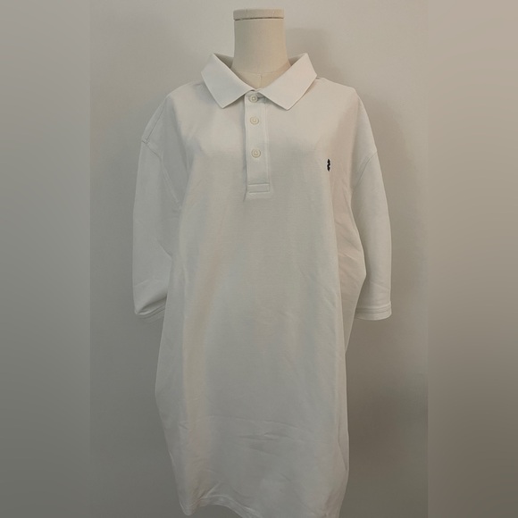 Men’s IZOD Advantage Performance White Polo Size 4XLT - Picture 6 of 9